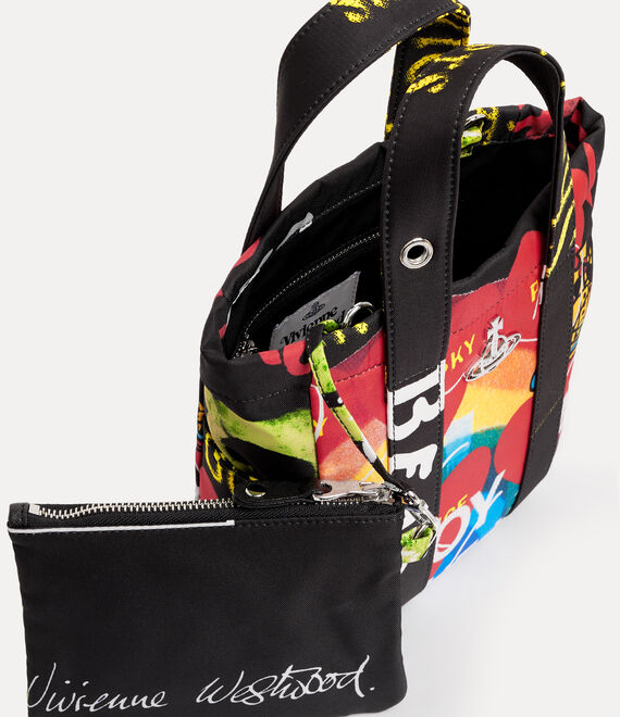 Vivienne Westwood small tote bag black/multi